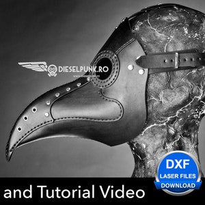 Plague Doctor Mask Pattern - DIY Pattern - Pdf Download - Video Tutorial