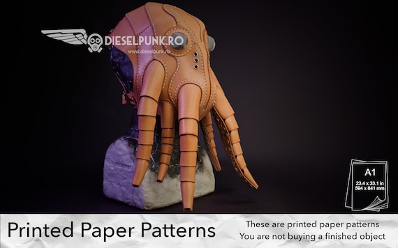 Cthulhu Mask PAPER Pattern - DIY Pattern - Paper template - Video Tutorial