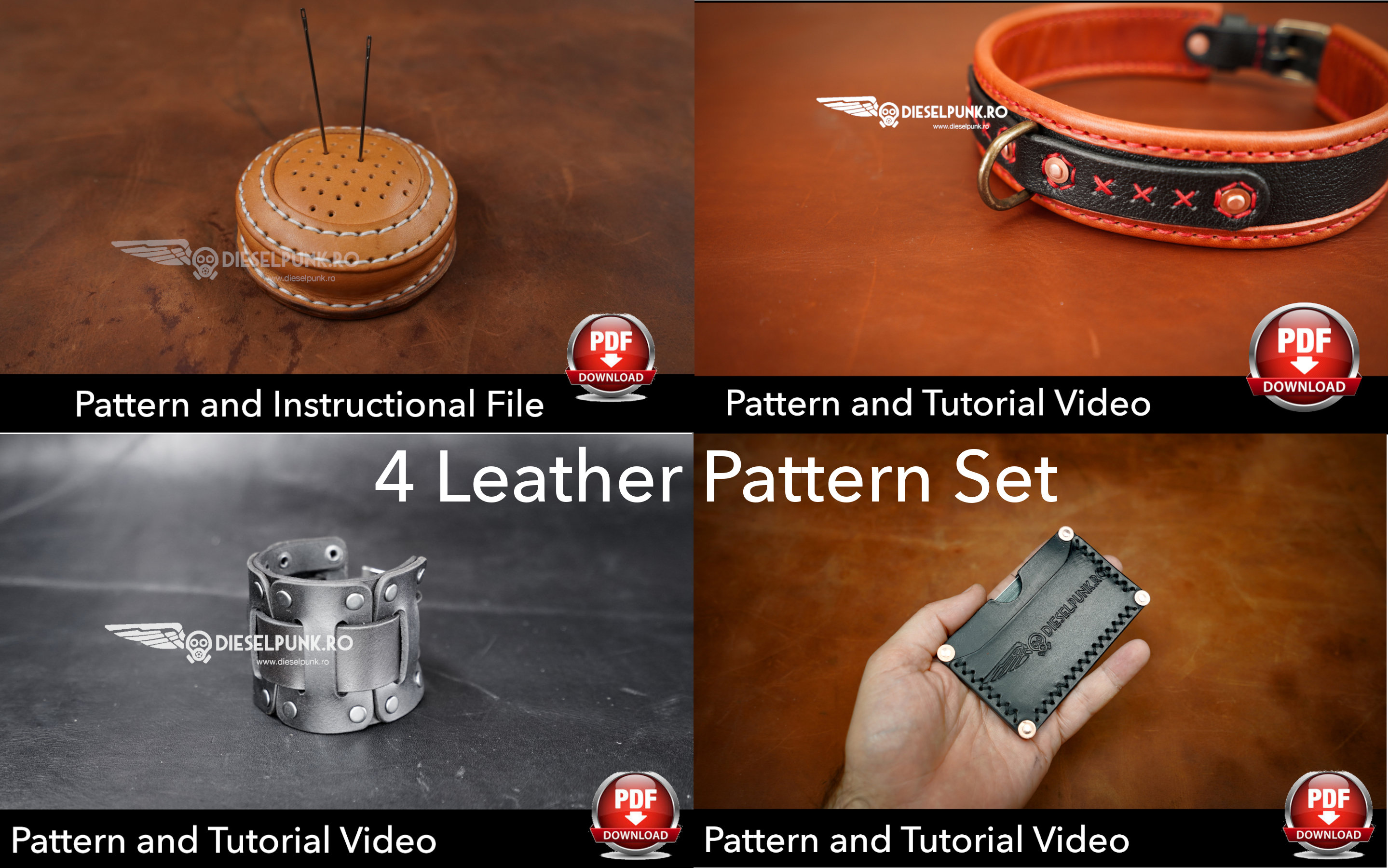 Leather Card Holder Kit & Video