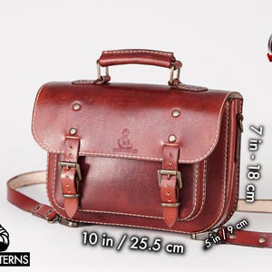 Messenger Bag Pattern: DIY Leather with Video Tutorial image 5