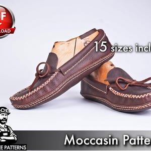 Leather Loafers Pattern: Slip-On DIY Template with Video Guide (PDF)