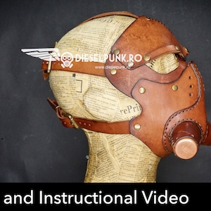 Steampunk Mask Pattern DIY Mask Pdf Download Video - Etsy