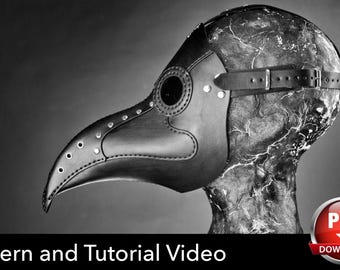 Plague Doctor Mask DIY Pattern (PDF Download with Video Tutorial)