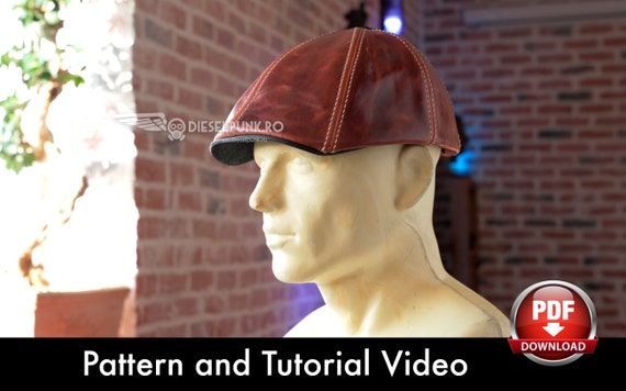 Flat Cap PATTERN - Peaky Blinders Hat - Duckbill Cap Pattern - Video Tutorial