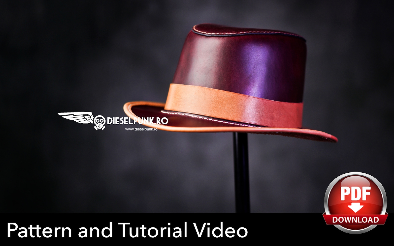 Leather Hat Pattern DIY Pattern Hat DIY Pdf Download - Etsy