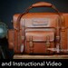 Bag Pattern - Pdf Download - Leather DIY - Explorer Bag - Video Tutorial
