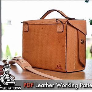 Leather Tool Bag Pattern: DIY Roll-Up Toolbox (Instant PDF) image 8