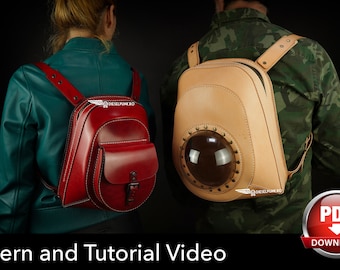 Leather Pet Carrier Backpack Pattern - DIY PDF with Tutorial