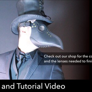 Plague Doctor Mask Pattern Pdf Download Video Tutorial image 5