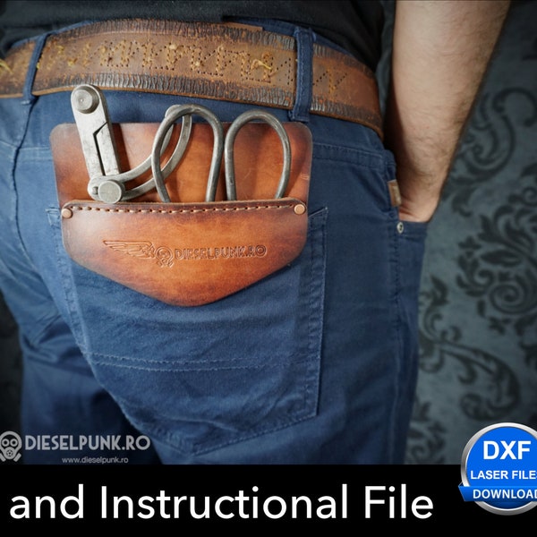 Patron de protection de poche - DIY en cuir - Télécharger le pdf