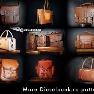 Buy Bag Pattern Pdf Download Leather DIY Explorer Bag Video Tutorial ...