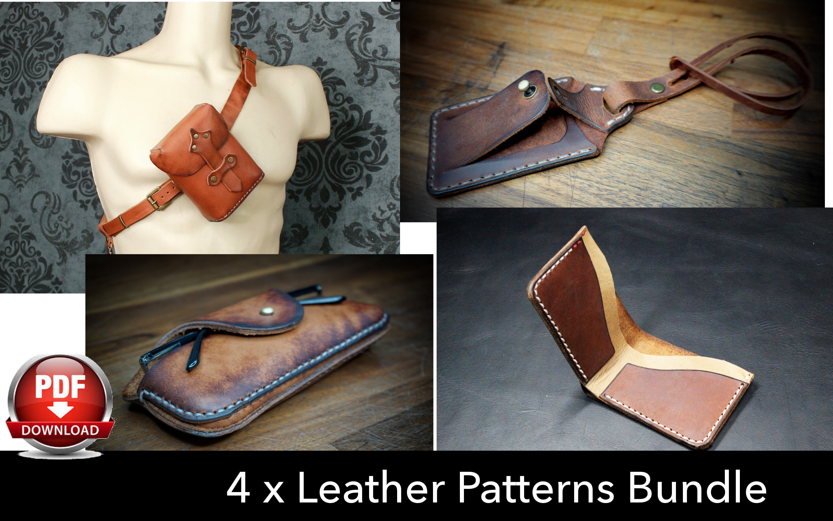 leather pouch template