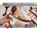 High Top Sneakers Pattern - Leather DIY - Pdf Download - Video Tutorial