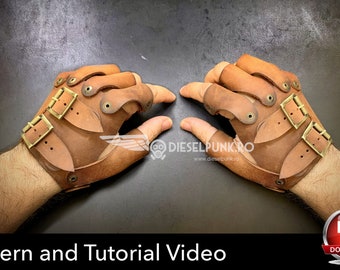 Steampunk Gloves Pattern: Cosplay Costume DIY (Instant Download PDF)