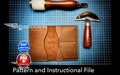 Leather Passport Case Pattern - Easy DIY PDF Sewing Template