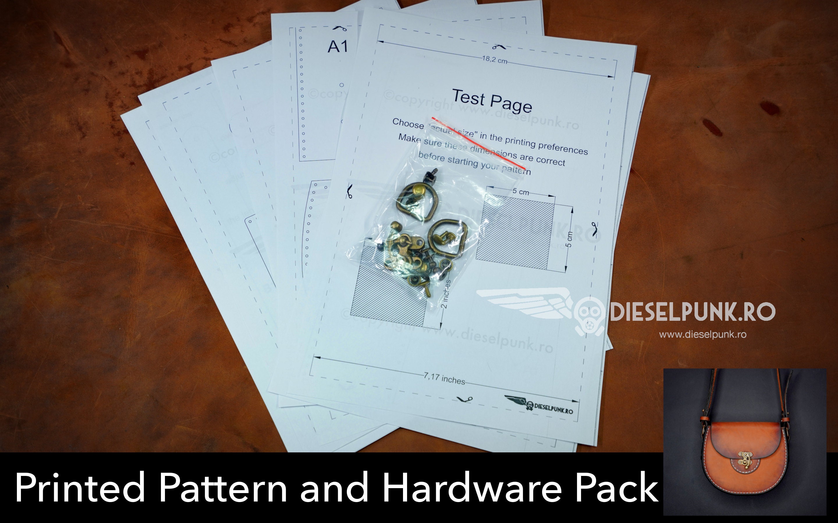 Leather Bag Hardware Set