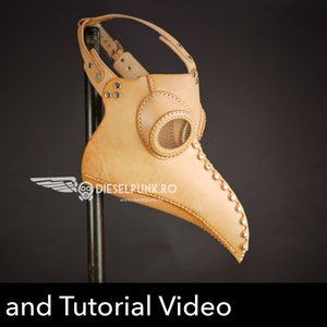 Plague Doctor Mask Pattern DIY Pattern Pdf Download Video Tutorial - Etsy