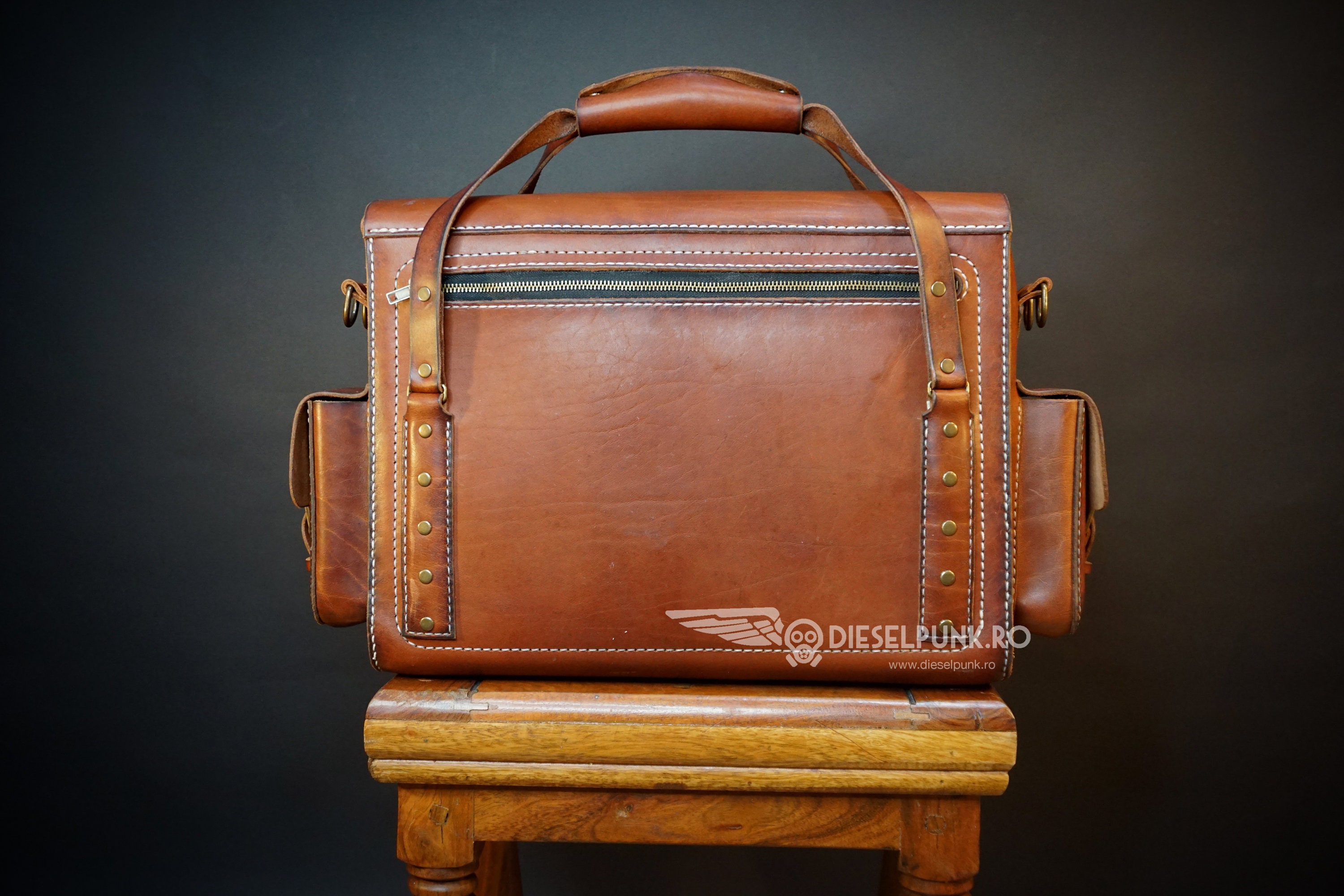 Leather Bag Camera Bag Carry on Bag Hand made Bag Business