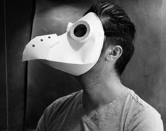 Plague Doctor Mask Pattern - Paper Craft Template PDF