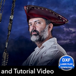 Pirate Hat PATTERN - DIY Hat - Pdf Download - Video Tutorial