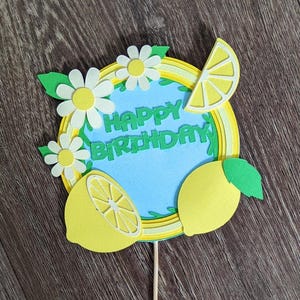 Sommer Geburtstag Kuchen Topper