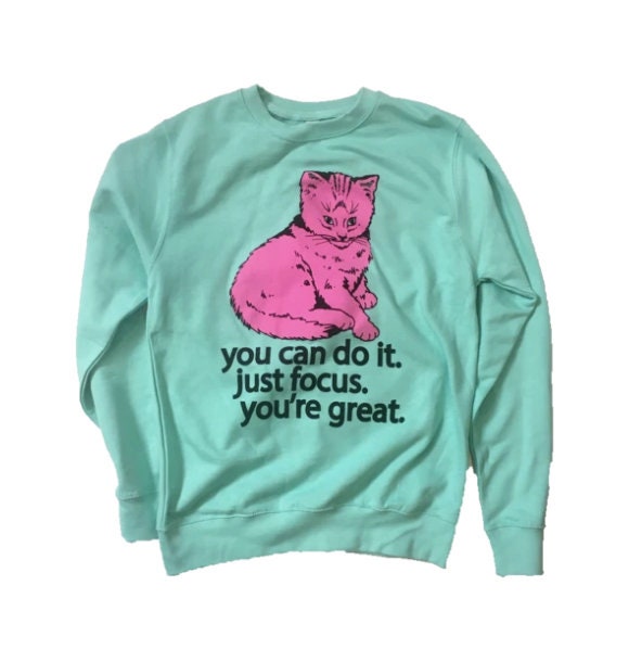 Focus Cat Sweatshirt Funny Cat Shirt 