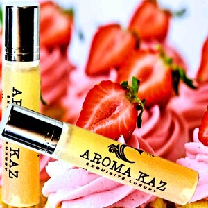 Strawberry Buttercream Perfume Roll On Fragrance Oil Vegan Alcohol-Free