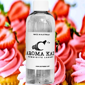 Olio profumato alla crema al burro di fragola, sapone/candele, profumo per bagno/corpo