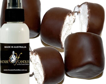 Chocolate Marshmallows Body Spray Mist Fragrance, Vegan Ingredients, Cruelty-Free, Alcohol Free Perfume, Hand Poured