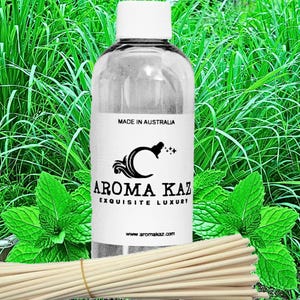 Lemongrass & Wild Mint Fragrance Oil Refill for Diffusers Vegan Cruelty-Free Room Scent Home Air Freshener/Deodorizer