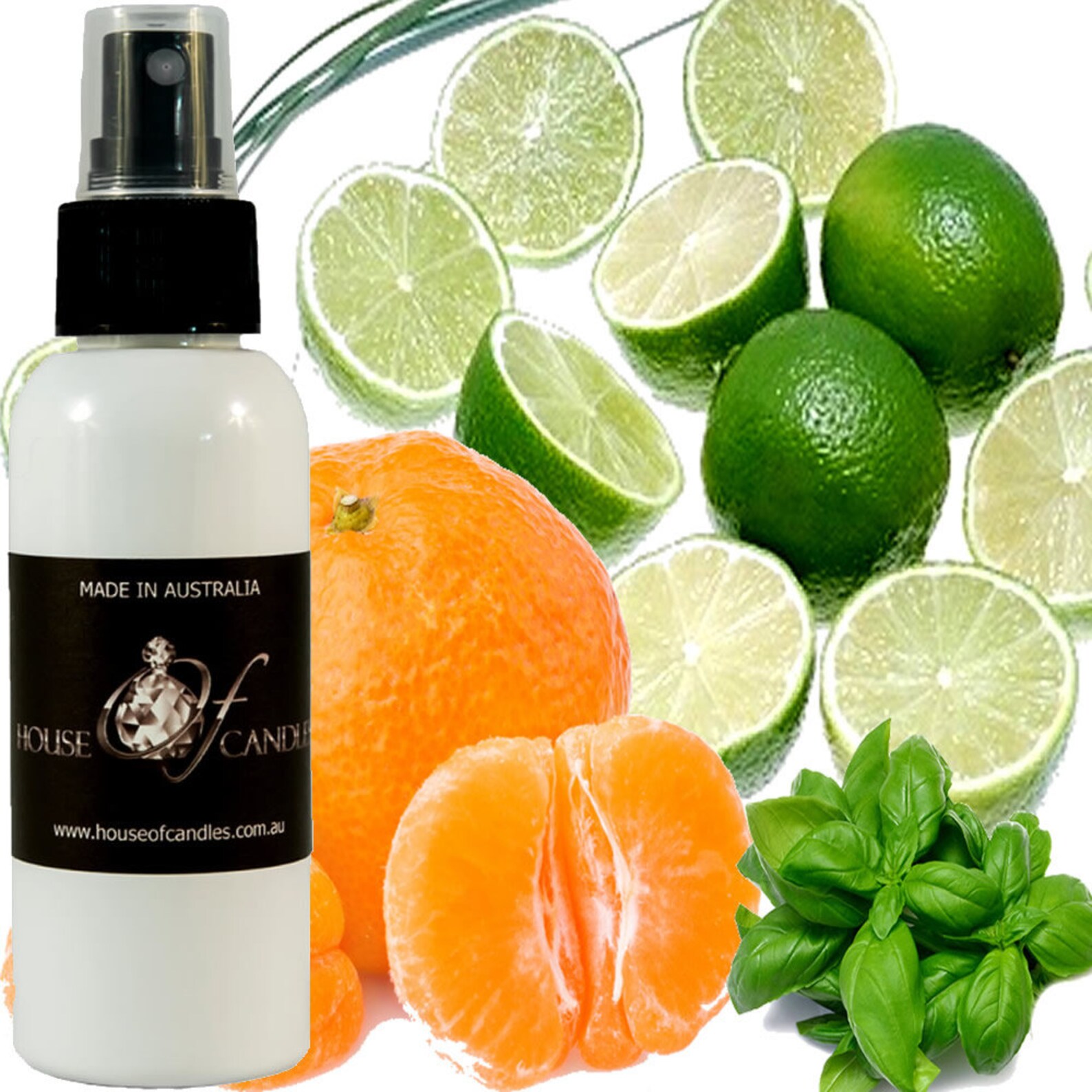 Lime Basil Mandarin Scented Perfume Body Spray Vegan Animal Etsy