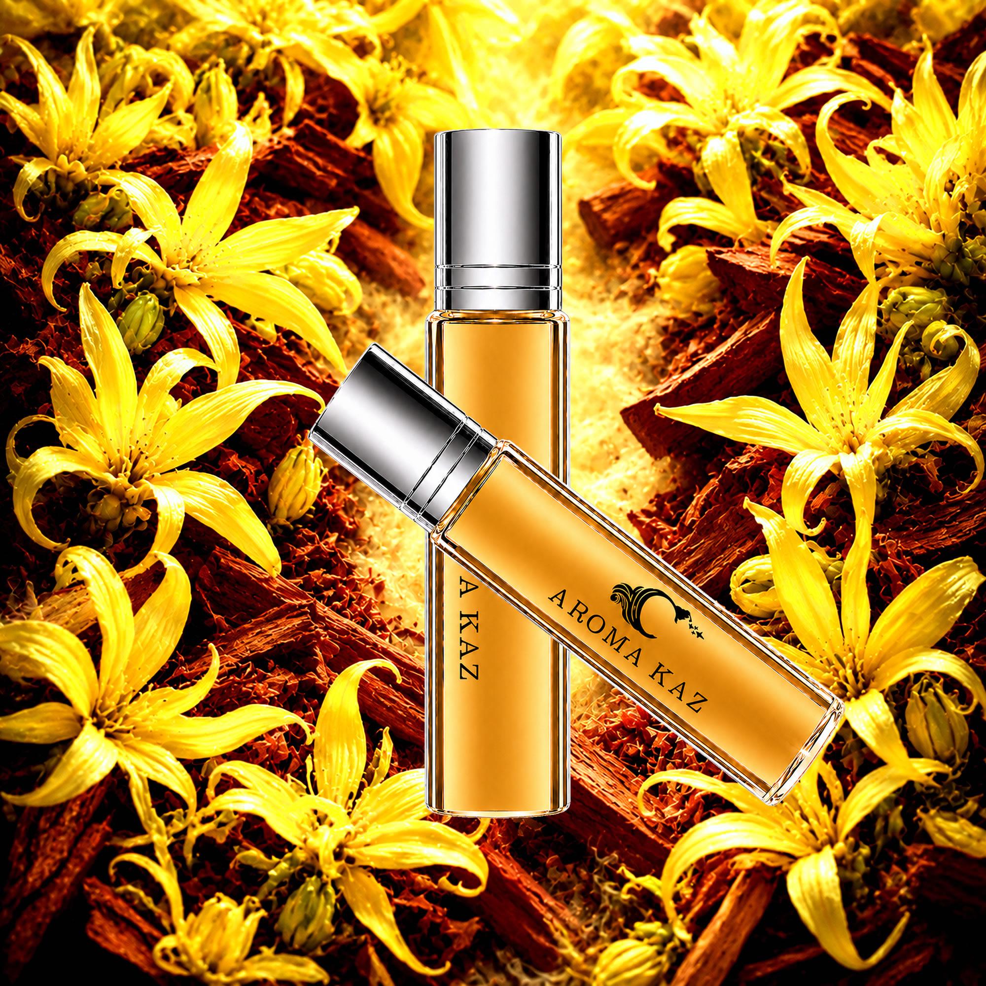 Ylang Ylang & Sandalwood Roll On Fragrance Oil - Vegan, Alcohol-Free, Cruelty-Free