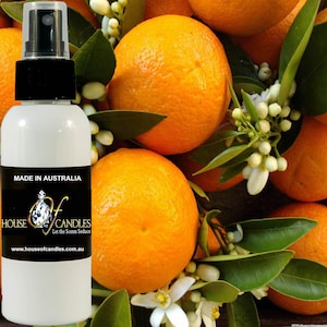 Neroli Orange Blossoms Body Spray Mist Fragrance, Vegan Ingredients, Cruelty-Free, Alcohol Free Perfume, Hand Poured