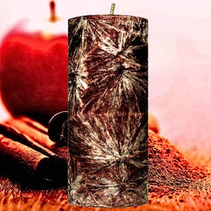 Apple Spice & Cinnamon Eco-Friendly Scented Pillar Candle Choose Your Color/Size/Style Cruelty Free Home Decor Fragrance