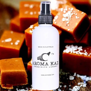 Salted Caramels Body Spray Mist Alcohol-Free Perfume Vegan Ingredients Cruelty-Free Fragrance Hand Poured Luxury for Everyday Wear