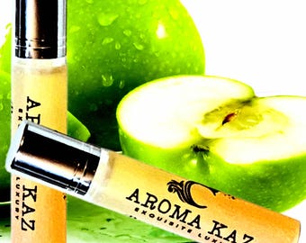 Gröna äpplen roll-on doftolja – vegansk, alkoholfri, ej testad på djur