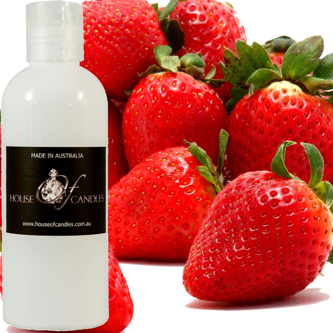 FRESH STRAWBERRIES Scented Body Wash/liquid Soap/bubble Bath Etsy