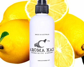 Spray per biancheria Citrus Lemons / Deodorante per auto / Vegano, cruelty-free / Lunga durata