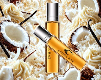 Vanilla Coconut Roll On Fragrance Oil – Vegan, Alcohol-Free, Cruelty-Free