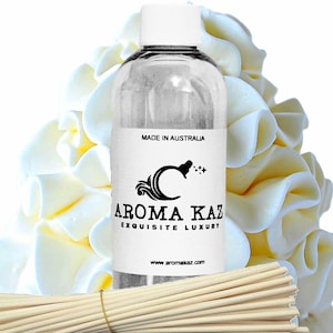 Buttercream Vanilla Fragrance Oil Refill for Diffusers Vegan Cruelty-Free Room Scent Home Air Freshener/Deodorizer
