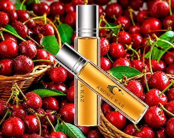 cherry pipe tobacco perfume CHERRY PIPE TOBACCO Scented Roll on 10ml Perfume Oil Handmade Vegan - Blend  of Tobacco and Wild Cherry