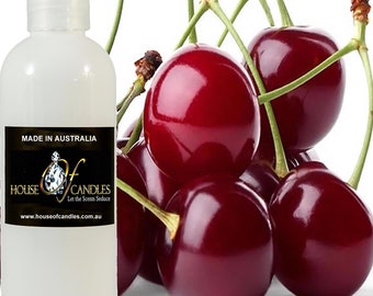 Fresh Cherries Scented Body Wash, Bubble Bath, Liquid Soap, Shower Gel, Cruelty Free, Perfume Infused