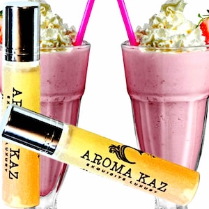 Strawberry Milkshake Perfume Roll On Fragrance Oil Vegan Alcohol-Free