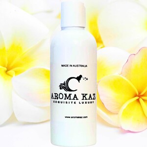 Frangipani Perfume Infused Body Wash/Bubble Bath/Shower Gel/Liquid Soap Vegan Cruelty Free Skincare