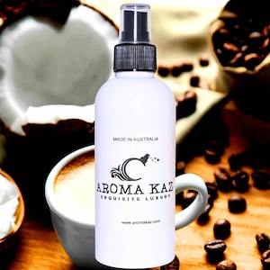 Coffee & Coconut Body Spray Mist Alcohol-Free Perfume Vegan Ingredients Cruelty-Free Fragrance Hand Poured Luxury for Everyday Wear