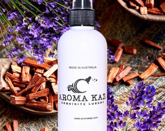 Lavender & Sandalwood Room Linen Spray | Car Air Freshener | Vegan Cruelty Free | Long Lasting