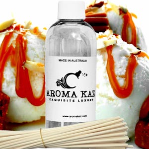 Vanilla Caramel Fragrance Oil Refill for Diffusers Vegan Cruelty-Free Room Scent Home Air Freshener/Deodorizer