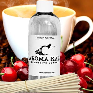Cherry Coffee Fragrance Oil Refill for Diffusers Vegan Cruelty-Free Room Scent Home Air Freshener/Deodorizer