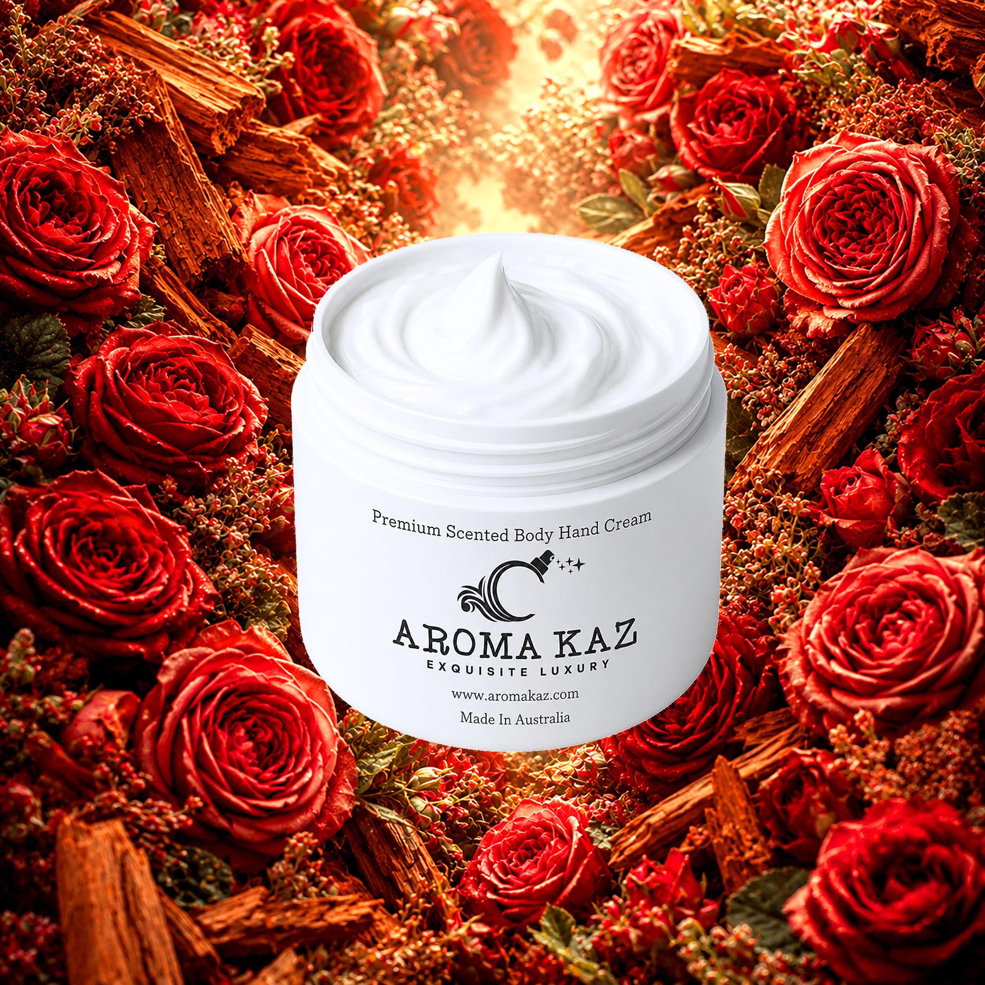 Sandalwood Rose Body Hand Cream Vegan Moisturizer Cruelty-Free