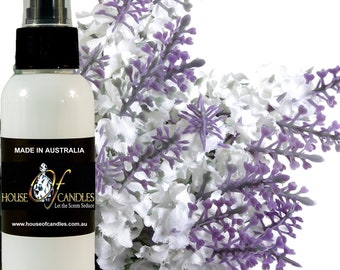 White Lilac Lavender Body Spray Mist Fragrance, Vegan Ingredients, Cruelty-Free, Alcohol Free Perfume, Hand Poured